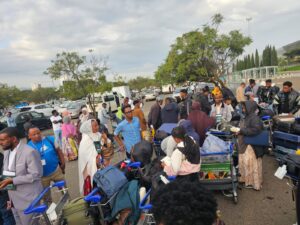 persone in partenza dall'Etiopia tramite corridoi Umanitari